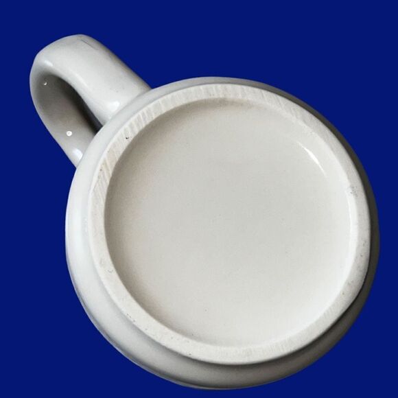 Vintage Morton Salt Ceramic Coffee Cup 1914 “When it Rains it Pours” Heavy Mug - Picture 3 of 5